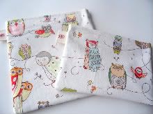 Spotted Owl Snack Bags: Set of S, M