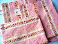 Floral Stripe Snack Bag Set:  S, M, L discounted