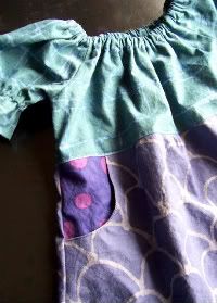 Pretty Purple Pocket Peasant Dress 2T