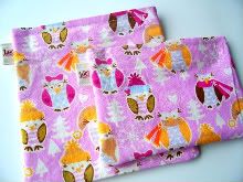 Snowy Owls Snack Bags: Set of S, M