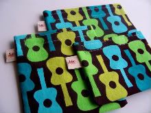 Groovy Guitar Snack Bags: Set of S, M, L