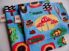 Toadstools Snack Bags:  Set of S, M