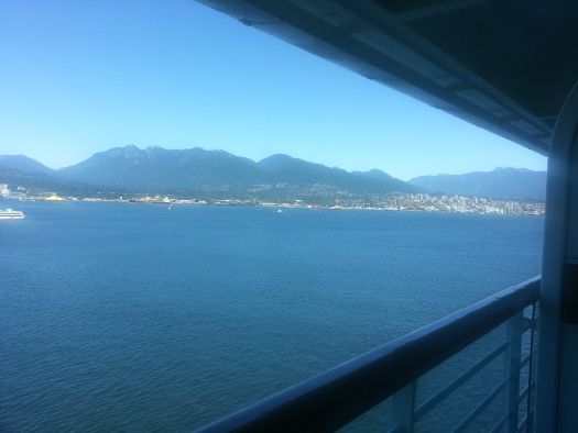 View from veranda of Disney Magic