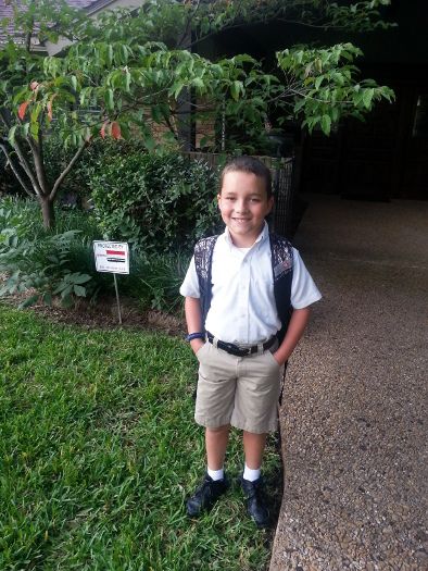 B first day of 2nd grade