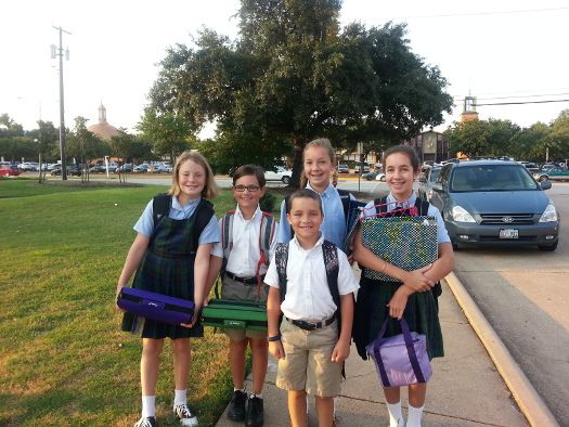 first day of school with cousins