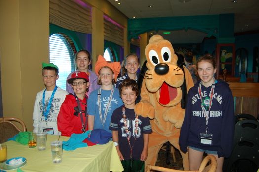 Pluto breakfast disney magic