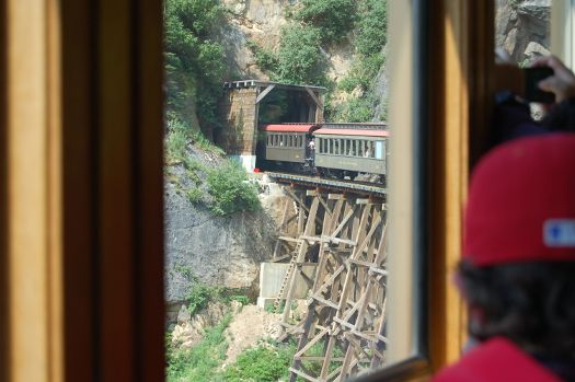 Skagway train & J change focus