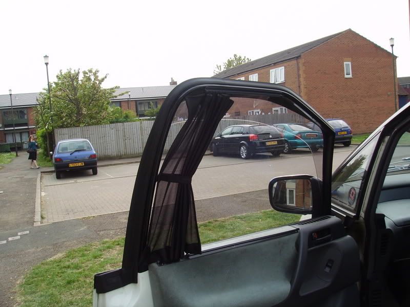 toyota previa window deflectors #3