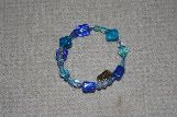 **BLUE** Ocean beaded bracelet