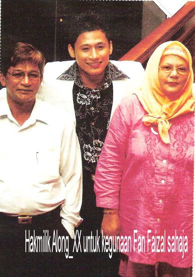 Faizal with parents