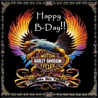 Biker Happy Birthday