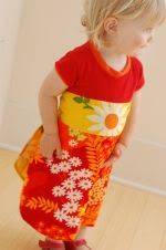 Size 2T Upcycled/Recycled Dress