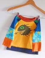 Size 2T/3T Upcycled/Recycled Tshirt