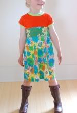 Size 5T Upcycled/Recycled Dress