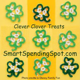 yogurt pretzels shaped like clovers