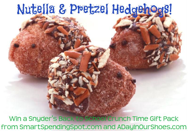 hedgehogs made from pretzels