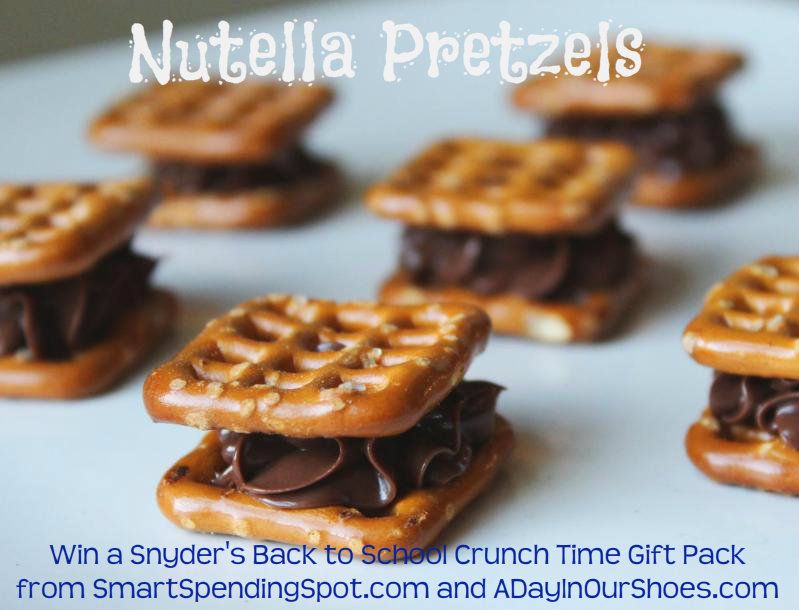 pretzels and nutella