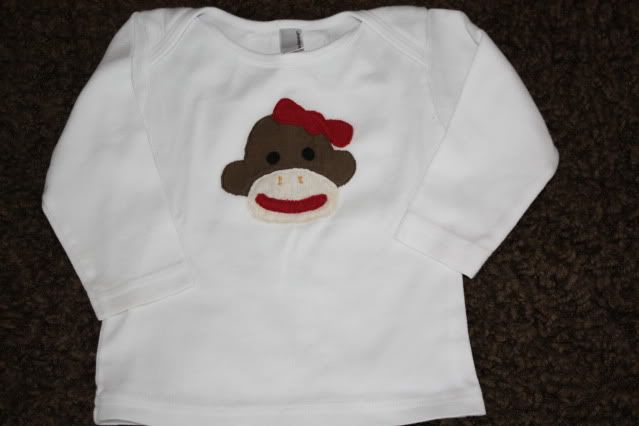 Girly Sock Monkey shirt by Nissi of Sapo Verde! Girly Sock Monkey shirt by Nissi of Sapo Verde!