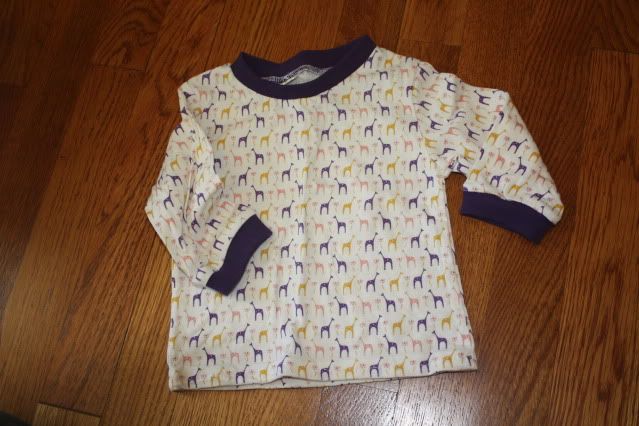 JJBB Sorbet Giraffes, l/s size 12 months JJBB Sorbet Giraffes, l/s size 12 months