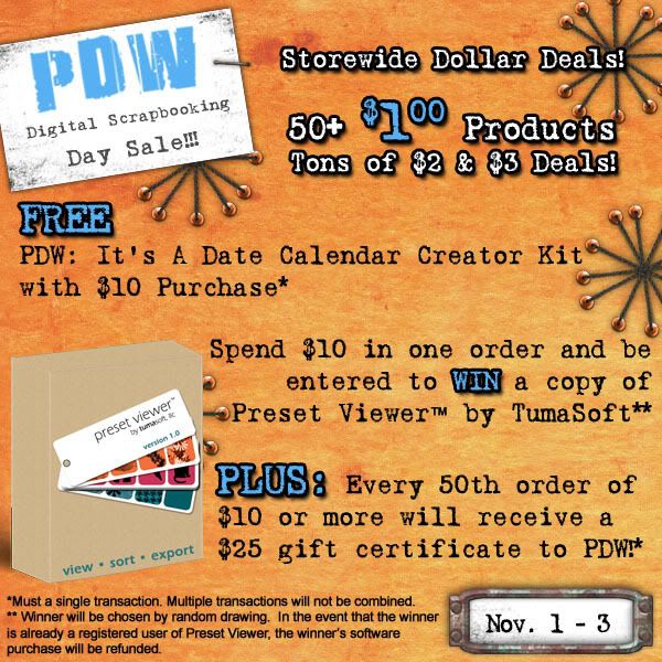 PDW Dollar Days Sale