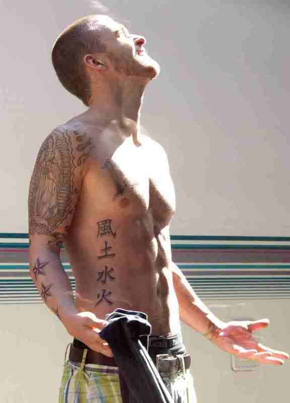 justin timberlake tattoos. Photo