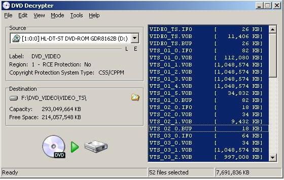 dvd decrypter new  dvds