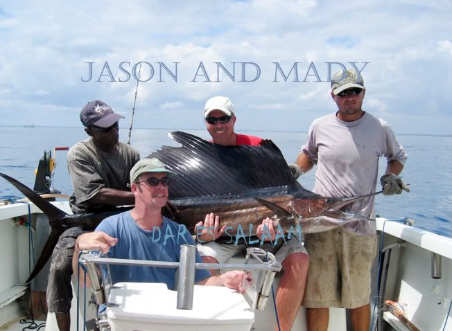 
- Sailfish
- Place: Zanzibar Channel
- Boat: Kelly II
- Skipper: Maddalena Martinengo
- Mate: Jason Alexiou, Bernard