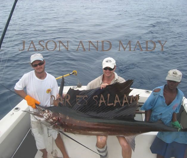 
- Sailfish
- Place: Kimbiji - South Dar
- Boat: Kelly II
- Skipper: Maddalena Martinengo
- Mate: Jason Alexiou, Bernard, Habbasi