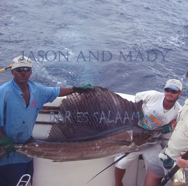 
- Sailfish
- Place: Zanzibar Channel 2004
- Boat: Kelly II
- Skipper: Maddalena Martinengo
- Mate: Jason Alexiou, Bernard