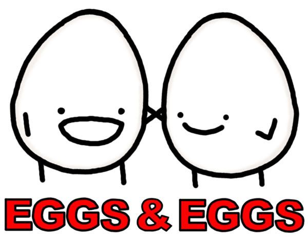 cute eggs with big foreheads!