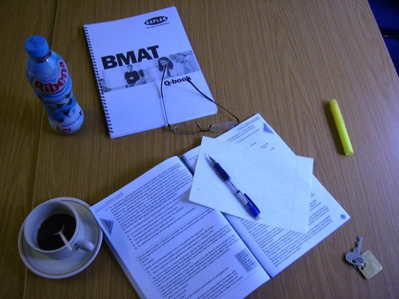 My cup of coffee, Ribena(damn baby right..), key and BMAT(biomedical assessment test) books. DId you know that this is the first time i drink coffee after like 4 months&#63; Pictures, Images and Photos