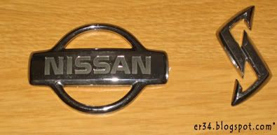 Nissan badge removal #3