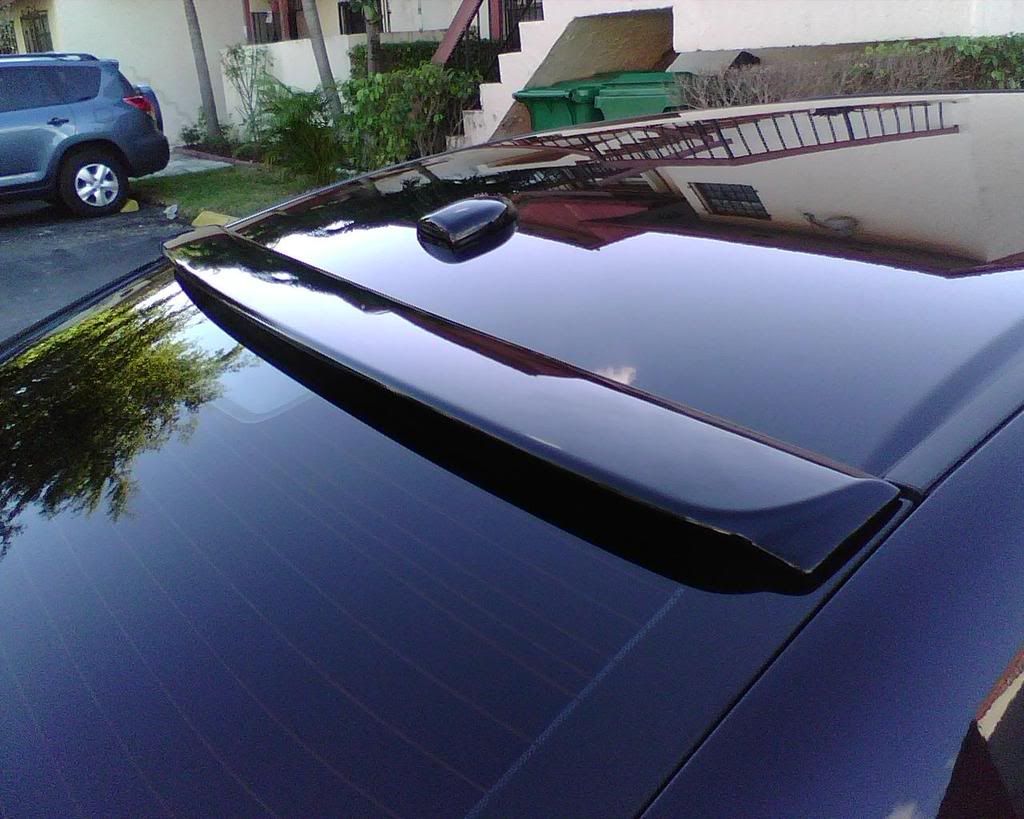 Rear window spoiler/visor Acura TSX Forum