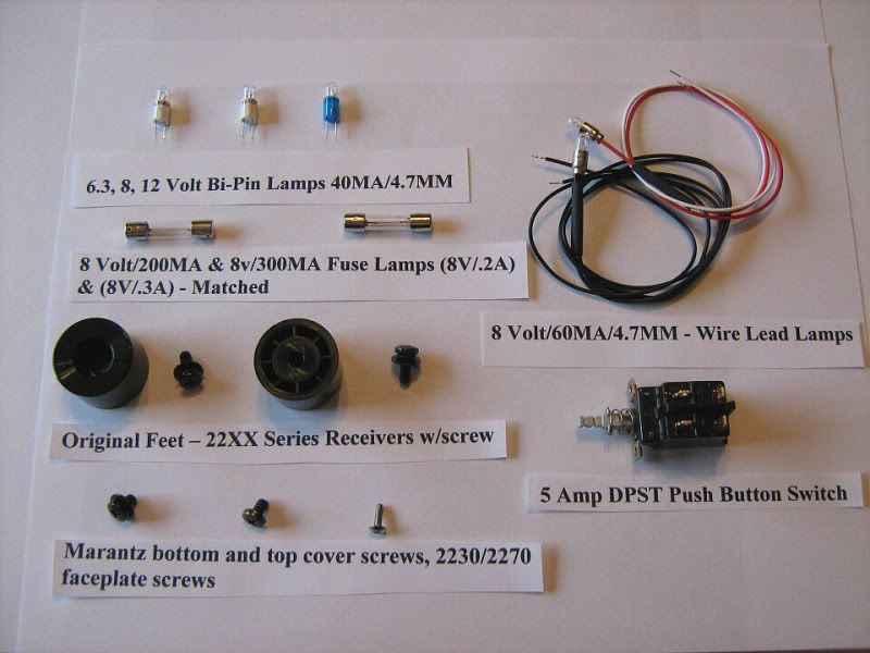 Can anyone tell me how to change a stereo lamp on a Marantz 2238B