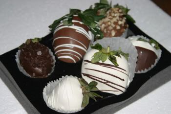 chocolate-covered strawberries chocolate-covered strawberries
