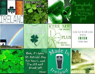 irish pride icon collage