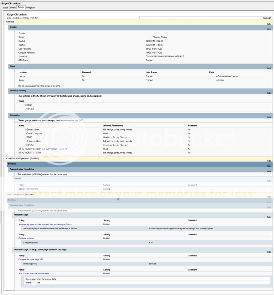 Edge Chromium GPO - not working - Microsoft Windows Server Family ...