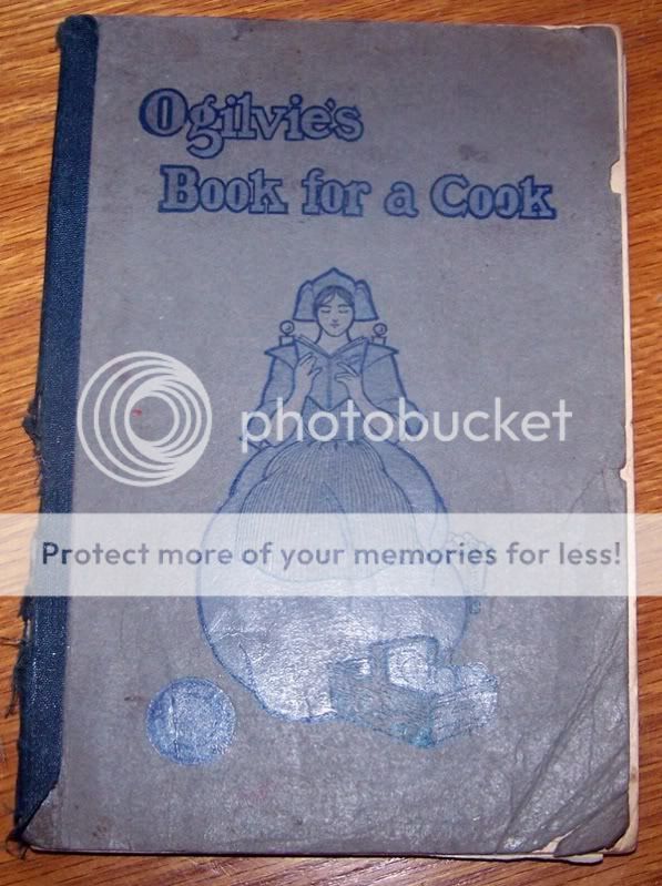 ANTIQUE 1907 OGILVIES FLOUR MILL BOOK FOR A COOK ADVERTISING PICTURES 