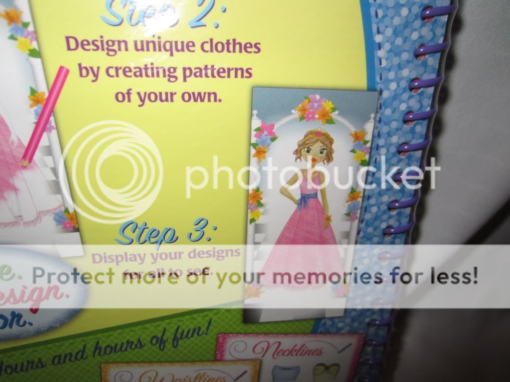 Trace Art Prom Fashion Design Book Paper Dolls Set 3 New Colored Pencils Tracing